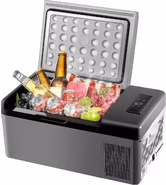 Mini frigorifero portatile Vevor per auto 12V/24V da 15L, colore grigio