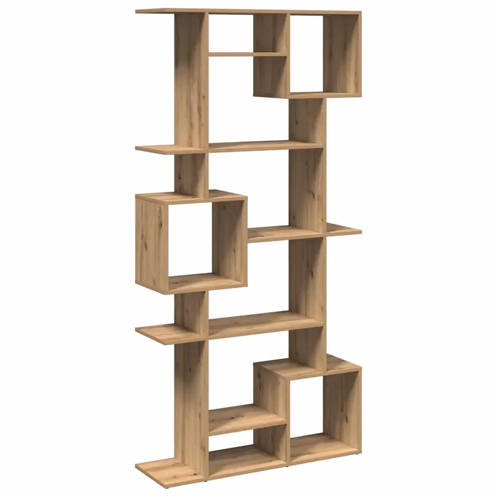 Libreria vidaXL in Legno Rovere Marrone per Soggiorno L: 92 cm, P: 29 cm, H: 188 cm – 2