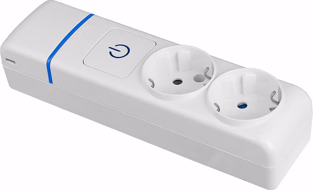Presa di corrente con 2 prese con interruttore Solera 8002pil 250 V 16 A