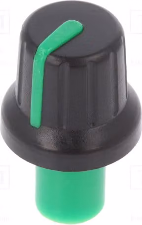 2 manopole rotanti con indicatore, diametro albero: 6 mm, dimensioni: 16 x 14,4 mm, colore: nero. Manopole rotanti per radiatori