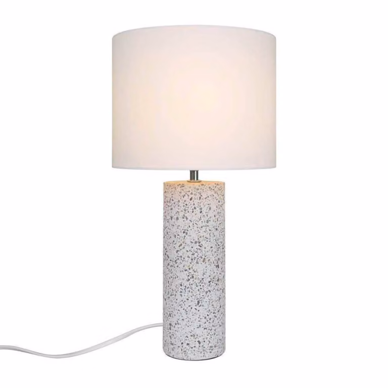 Nordlux Lampada da tavolo Antiga, Bianco / Opale, Soggiorno / Sala da pranzo, Pietra, Scandinavo, Lampada da tavolo