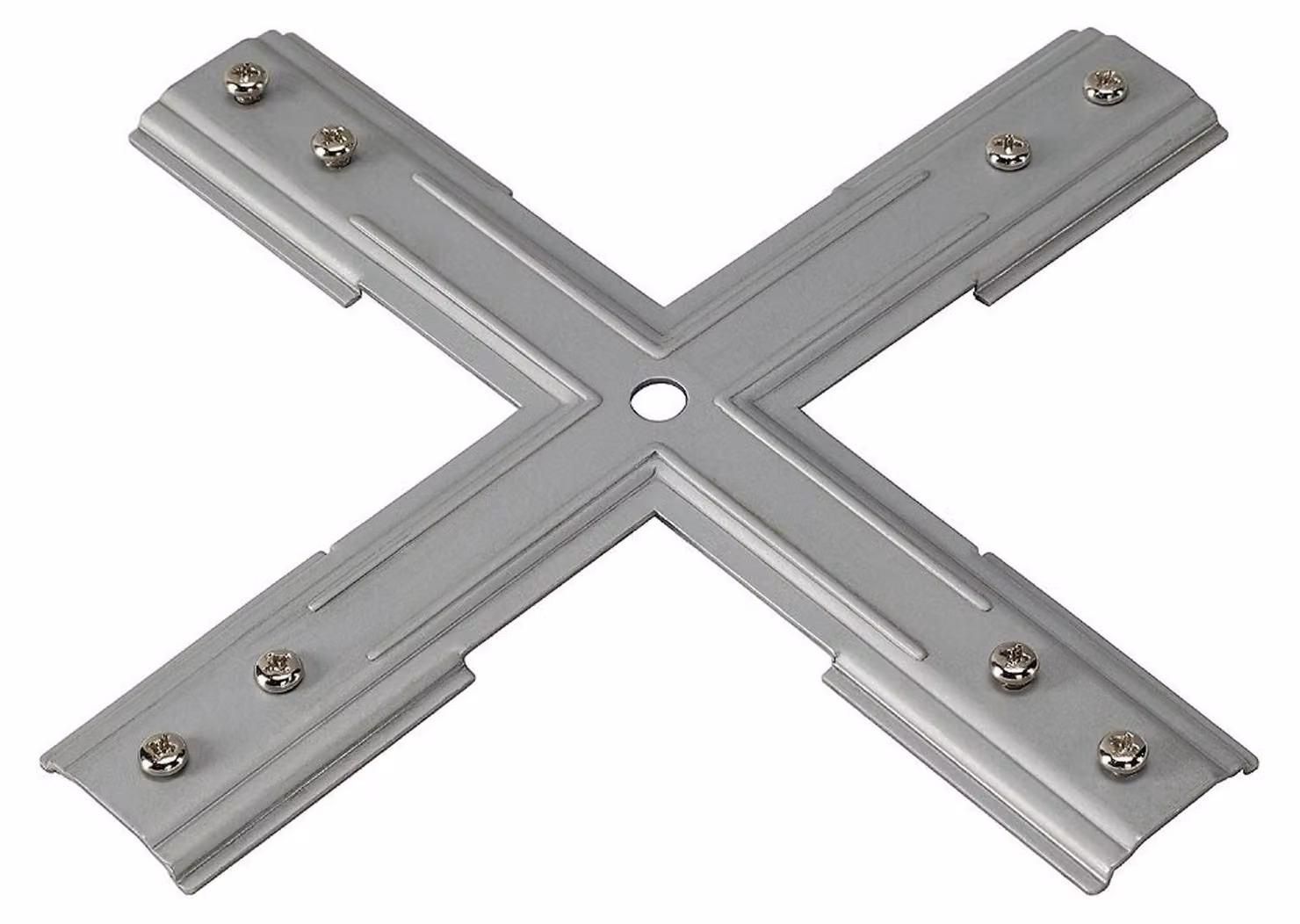 Connettore X stabilizzatore per binario HV a circuito singolo, nichel opaco