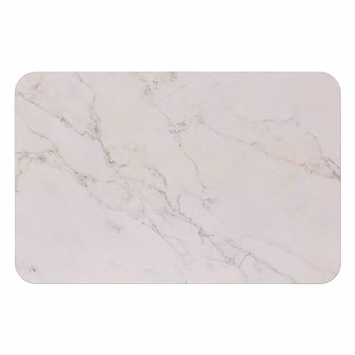 5 five simply smart 5five - Tappeto diatomite 39 x 60 cm, colore: Bianco