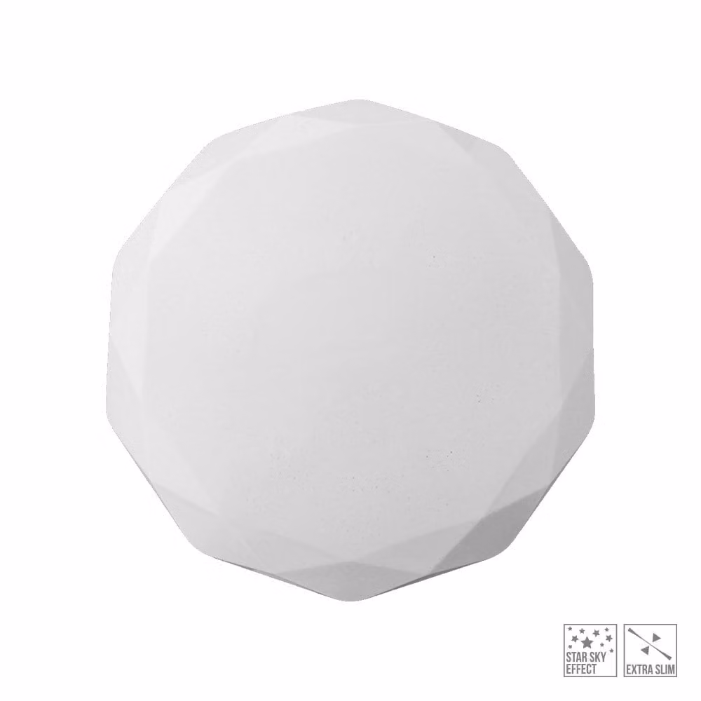 Plafoniera LED IRIDIO 24W 4000K bianco acrilico Ø34cm L:6,8cm
