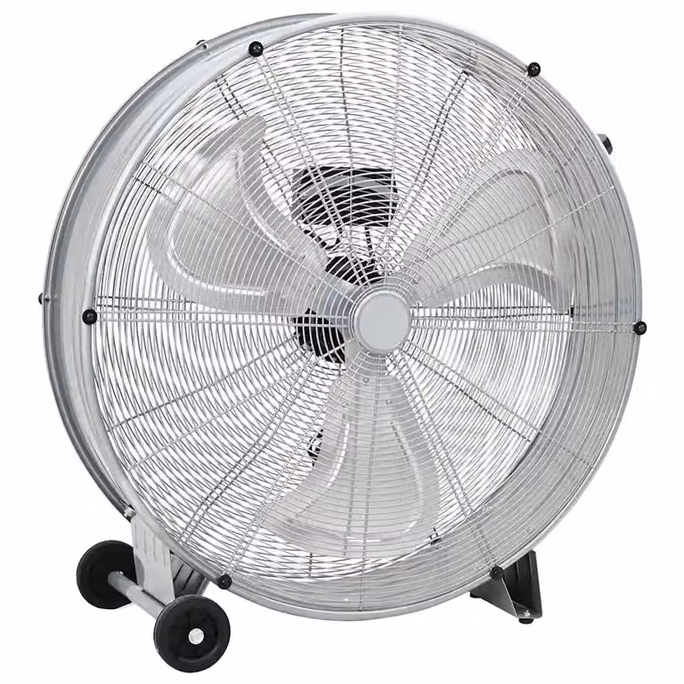 vidaXL Ventilatore a tamburo Argento 79 x 37 x 82 cm Alluminio