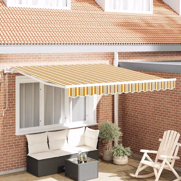 Tenda retrattile vidaXL Multicolore in alluminio e poliestere L: 300 cm, P: 250 cm