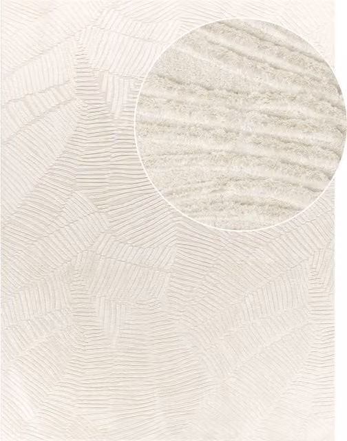 Tappeto in pelliccia Lelystar crema 240x340 cm