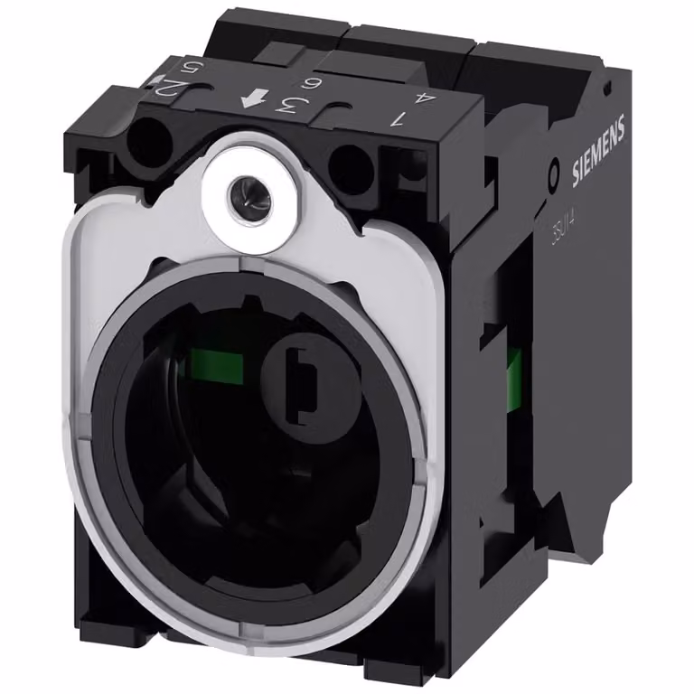 Supporto Siemens per 3 moduli, metallo, 1S, 1S, modulo LED, bianco, AC/DC 24 V 3SU15511AB603NA0