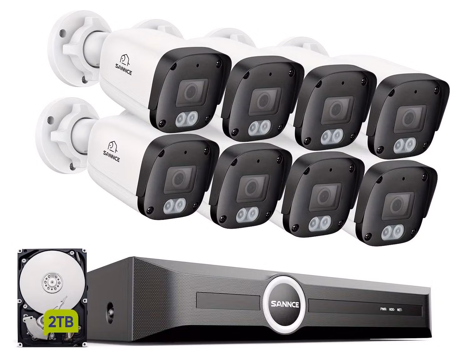 Kit di telecamere di sicurezza - Telecamere CCTV - Telecamere di sorveglianza - Sistemi di sicurezza