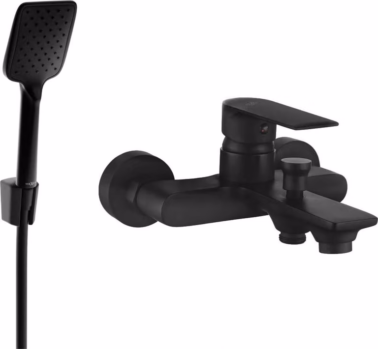 Mexen Royo R62 miscelatore vasca con set doccia, nero - 7223R62-70