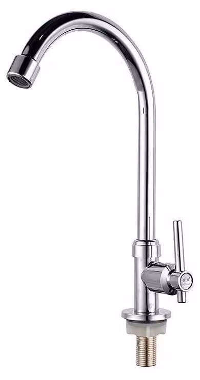 Solidchoice - Rubinetto da cucina in acciaio inossidabile con rotazione a 360°