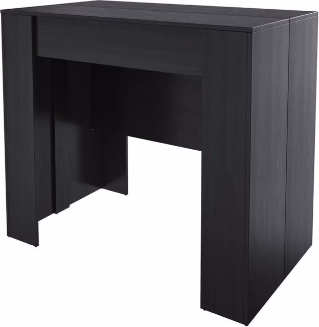 Tavolo Consolle Allungabile Oslo Plus EGLEMTEK Nero, Tavolo da 10 Posti con Design Moderno per Casa e Ufficio, L/P/H: 237 x 78 x 51 x 90 cm