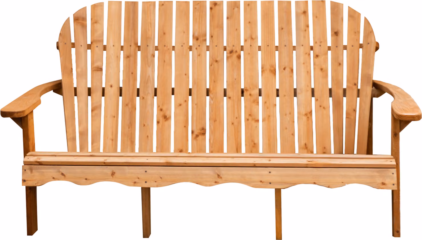 AXI Isabelle Panchina da giardino in legno, 3 posti | Panchina da giardino in stile Adirondack, legno di abete rosso misto, schienale alto / 3 persone | 173 x 90 x 91 cm, peso massimo: 300 kg.
