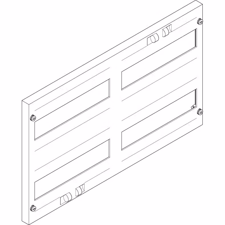 Piastra di copertura ABN 500x300 mm 2FB/2RE_10 aperta, distanza tra le file 150 mm (10 pezzi) FAO22N10