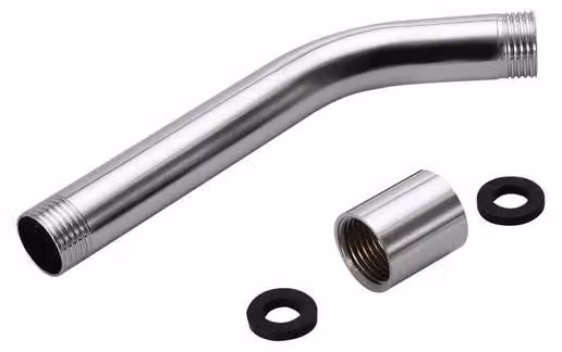 Supporto di prolunga per doccia, 20 cm - Attacco G1/2 - Struttura cromata - Braccio doccia - Finitura lucida
