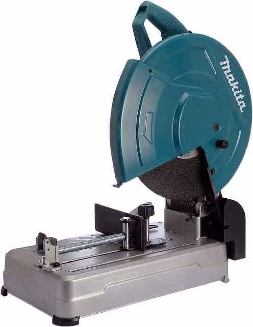 Troncatrice per metallo Makita LW1400 con disco da 355 mm e potenza di 2200 W