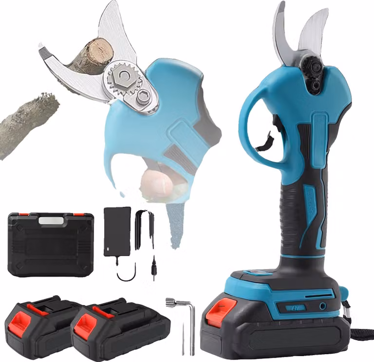 Potatori elettrici, interruttore di sicurezza, motore brushless, 2 batterie, omologazione CE