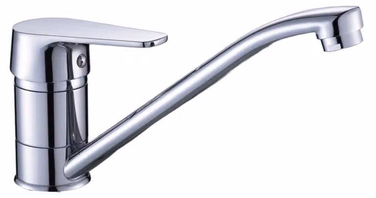 Miscelatore per cucina, monocomando, cromato, modello Casa CR-1203-CS, marca Aquanello