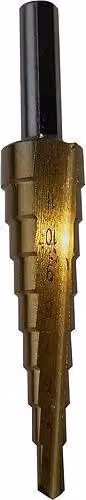 Punta Strend Pro a gradini SD41, 4-12 mm, TiN, HSS dritto, per metallo