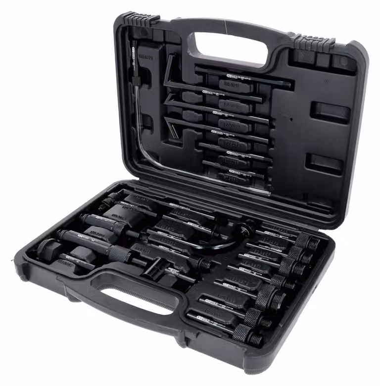 KS TOOLS Set di adattatori per il riempimento dell'olio del cambio 23 pezzi - 150.9110