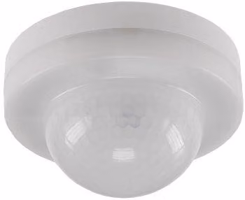 Rilevatore di movimento PIR a vista da soffitto a 360°, con funzione di rilevamento di presenza, raggio di rilevamento 20 m