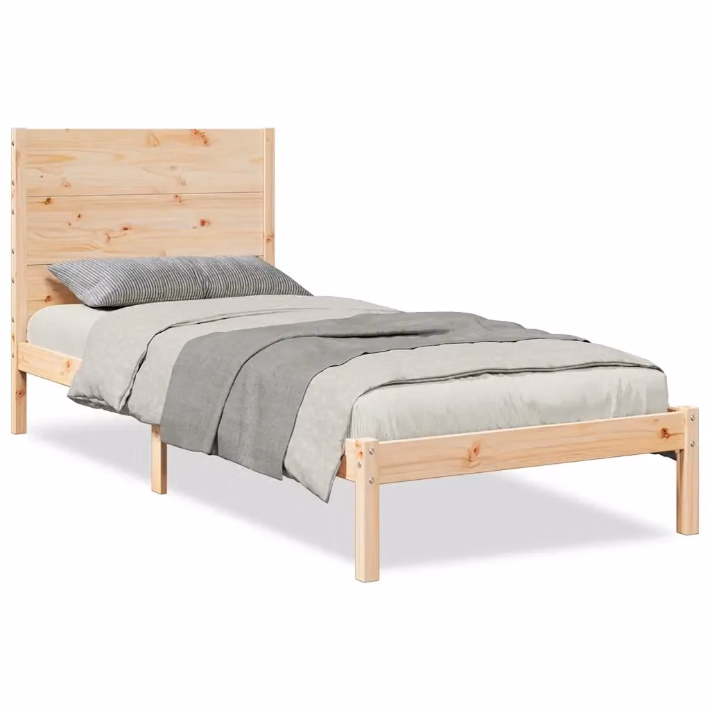 Giroletto extra lungo vidaXL in legno massello di pino senza materasso L/P/H: 225,5 x 95,5 x 100 cm – 2