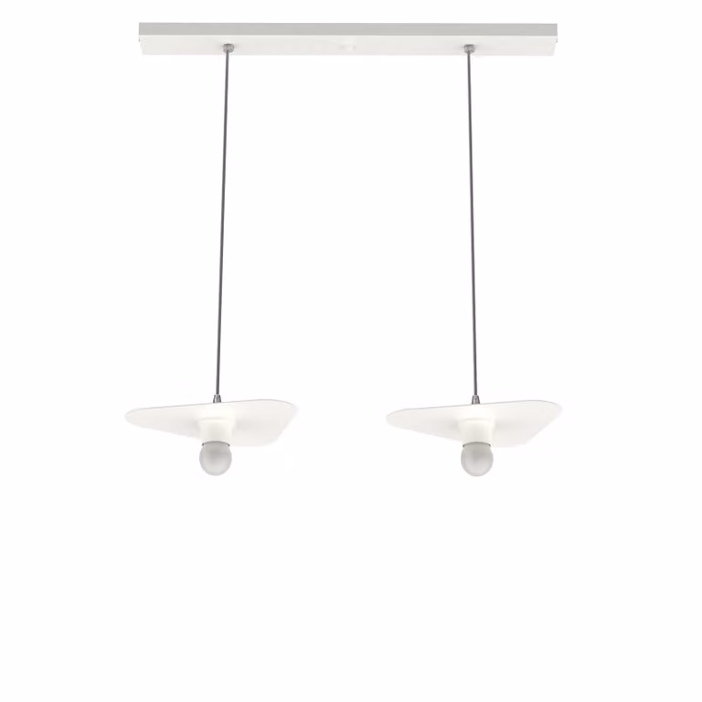 Lampada A Sospensione Cloud Lineare A 2 Luci, Monocolore Opaca