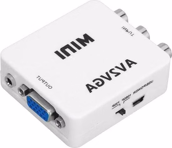 Adattatore video Mini HD 1080p da PC a TV