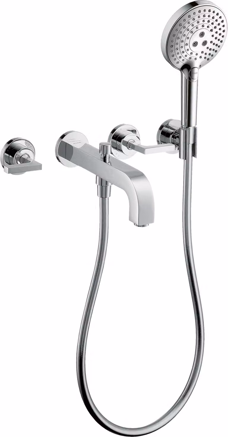 hansgrohe AXOR Citterio mitigeur bain 3 trous avec béqu'illes, 39448000, 39448000