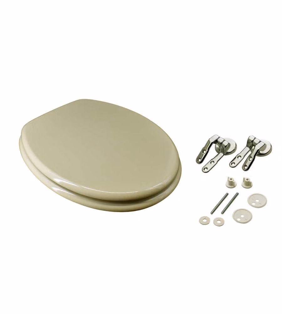 Seba Sedile WC Champagne Universale in MDF Laccato 38x43/45,5 cm