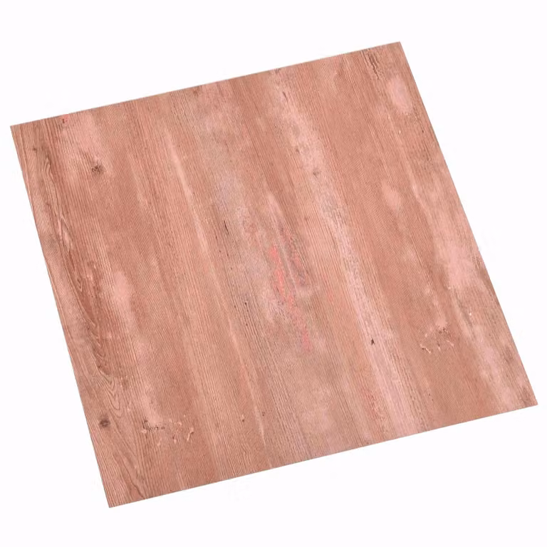 Plance per pavimentazione autoadesive vidaXL effetto legno rosso 30,5 x 30,5 cm
