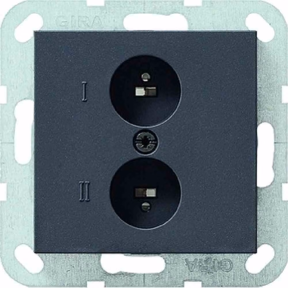 Gira presa per altoparlante stereo presaE2 antracite 40228