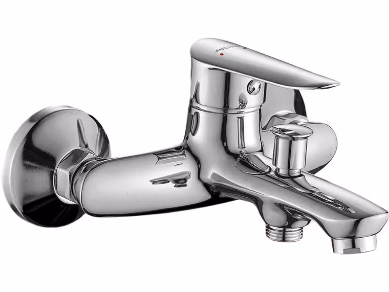 Miscelatore da bagno Miscelatore di design cromato Miscelatore da bagno a parete