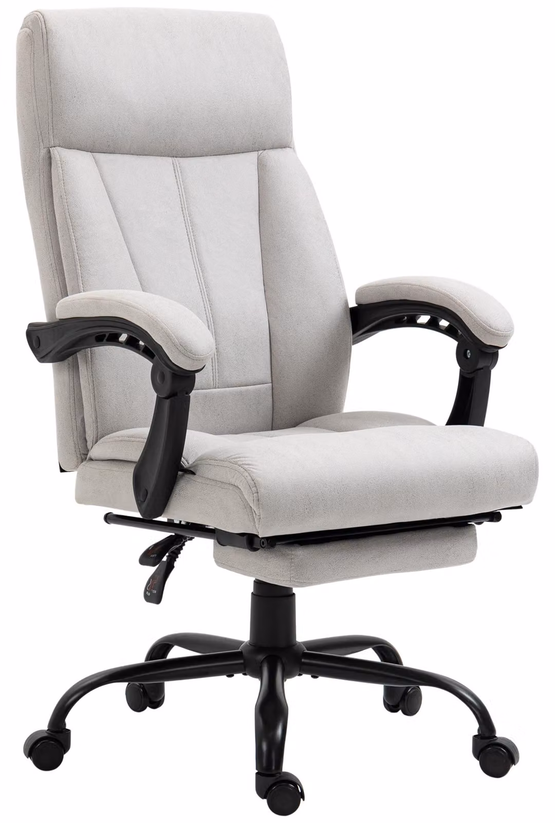 Sedia da ufficio massaggiante Vinsetto, altezza regolabile da 111 a 119 cm, con funzione di riscaldamento