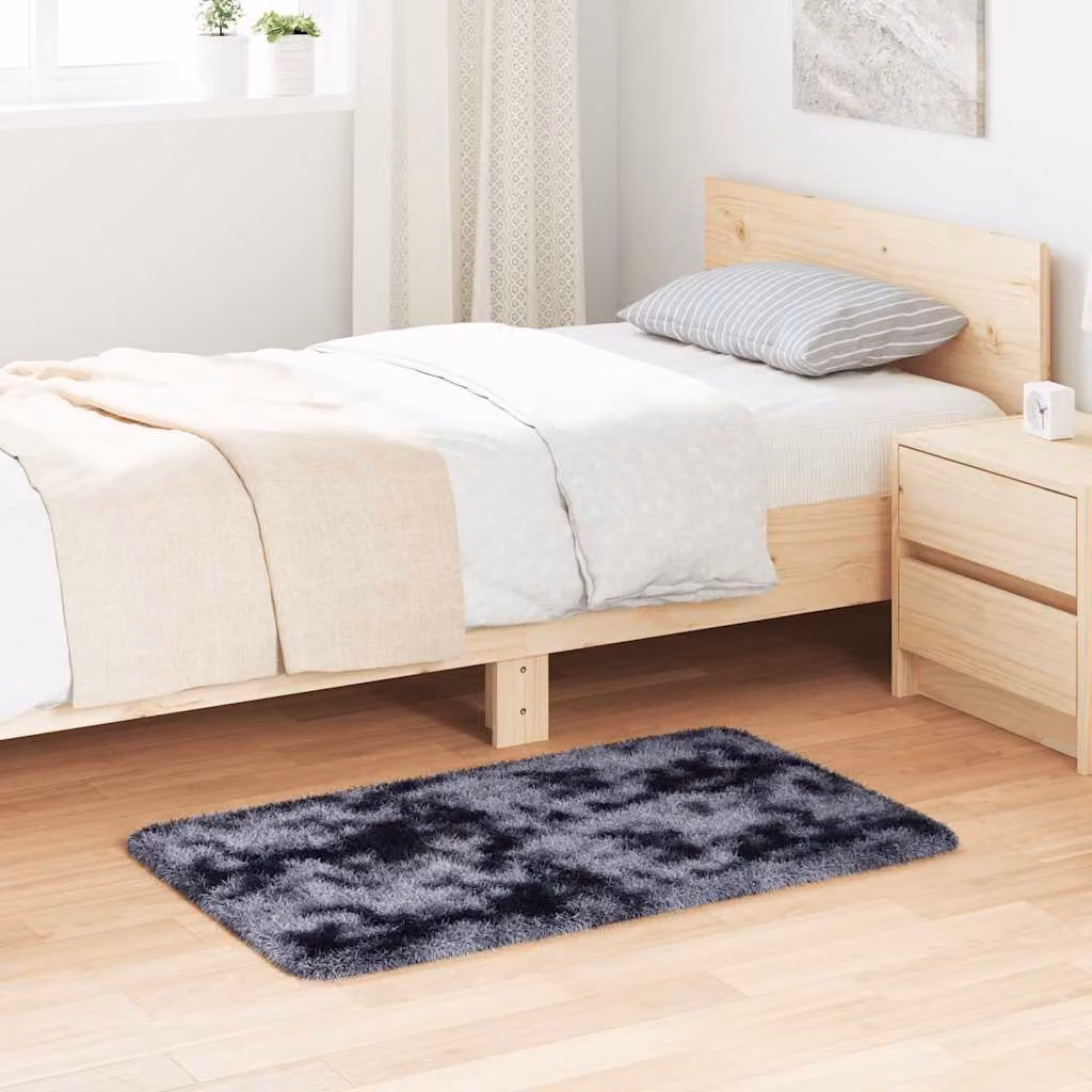 Tappeto Shaggy a Pelo Lungo vidaXL NAVARRA Grigio, L 60 cm x P 100 cm
