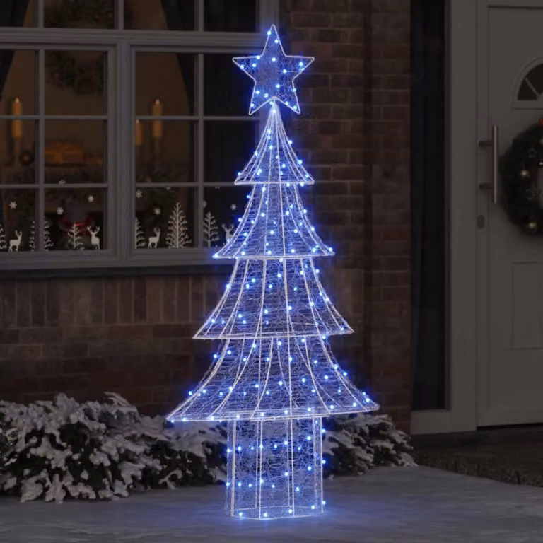 Maison Exclusive - Albero di Natale con 240 luci blu, 180 cm, in acrilico