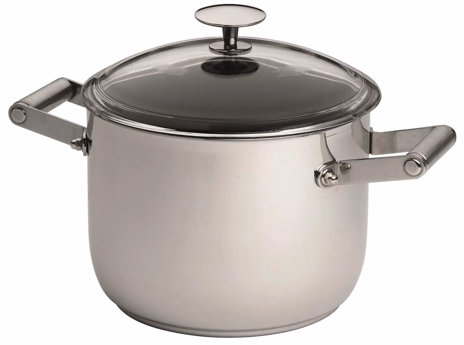 Pentola antiaderente con coperchio in acciaio inox per induzione linea Vickers, diam.20cm