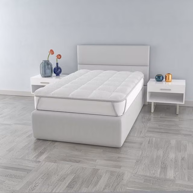 Topper materasso singolo bianco struttura ventilata Datex