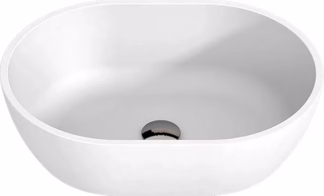 Lavabo da appoggio Solid Surface MONACO - bianco