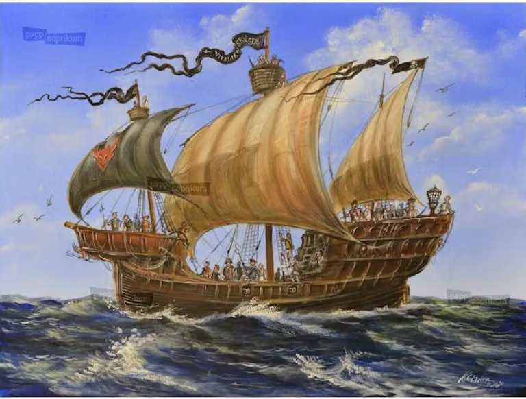 Mini calendario dell'Avvento "Il Diavolo Rosso" di Störtebeker - La nave pirata