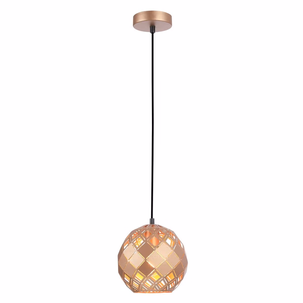 Italux Paulela, lampada a sospensione moderna in oro PND-34221-1S-GD