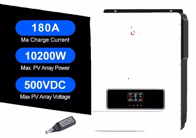 Inverter ibrido solare, doppio ingresso e doppio uscita, tecnologia MPPT, ISolar-SML-V-10.2KW-WIFI, 220-240V, 48V
