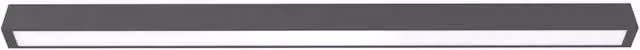 Plafoniera LED da soffitto Nowodvorski Lighting Straight 7551 colore grafite con luce bianca calda
