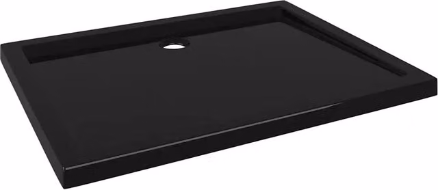 Piatto Doccia in ABS Rettangolare Nero 70x90 cm CFW3388425