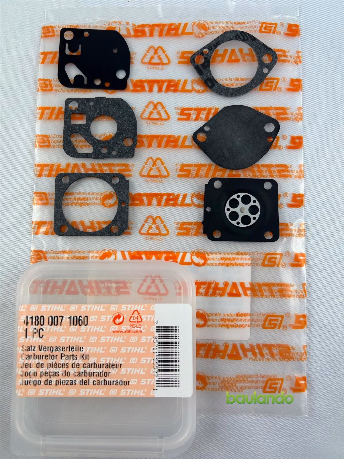 Kit riparazione carburatore STIHL, kit membrana 41800071060
