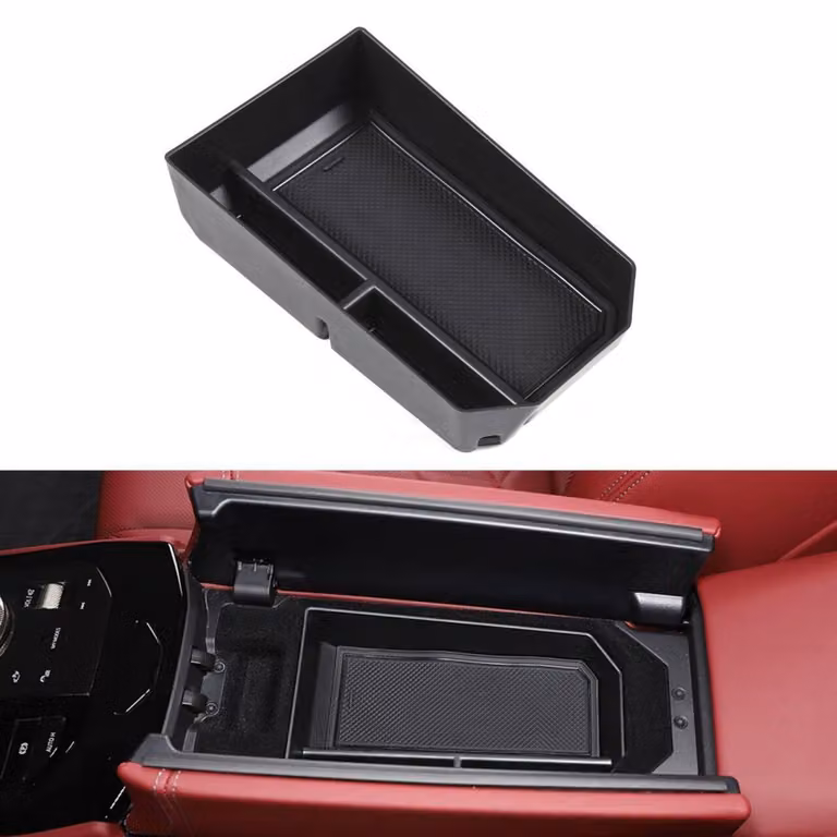 Contenitore portaoggetti in ABS per la console centrale della BMW Serie 5 G60 (dal 2024)