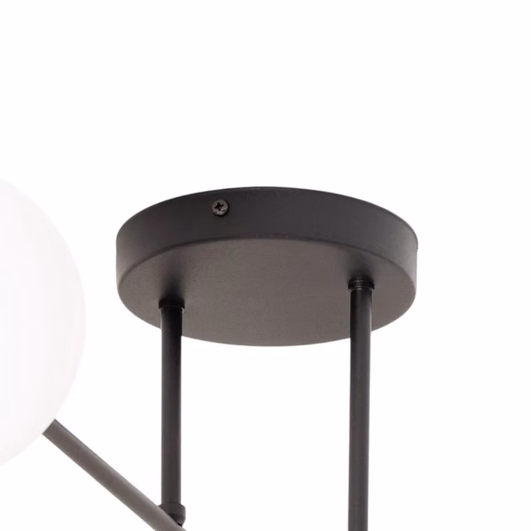Plafoniera soffitto Glassy EMIBIG LIGHTING, dimmerabile, Nero, Soggiorno / Sala da pranzo, Vetro, Moderno, Plafoniera