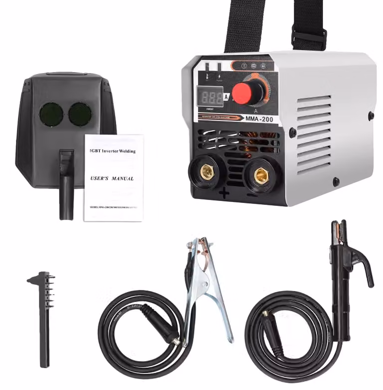 Saldatrice, tecnologia a inverter IGBT, design portatile, MMA-200