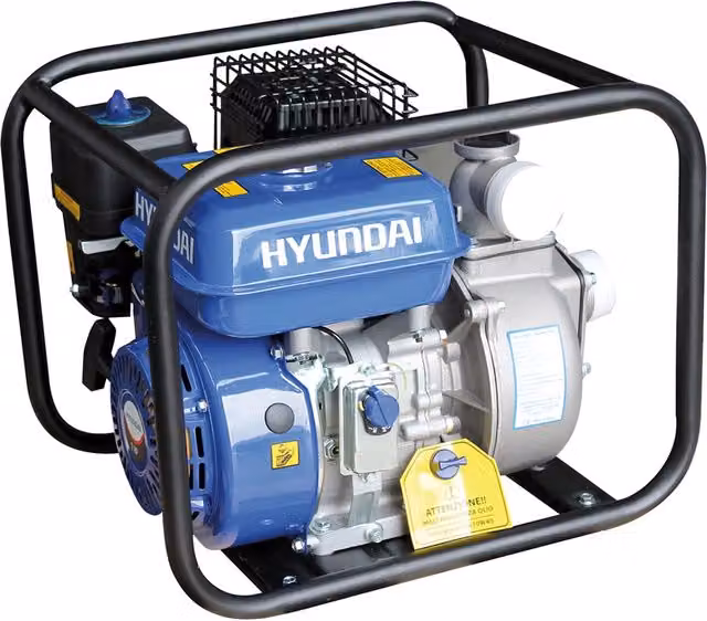 Motopompa Autoadescante Hp 7,0 Cc 202 Hyundai Lt20cx 168f in Alluminio