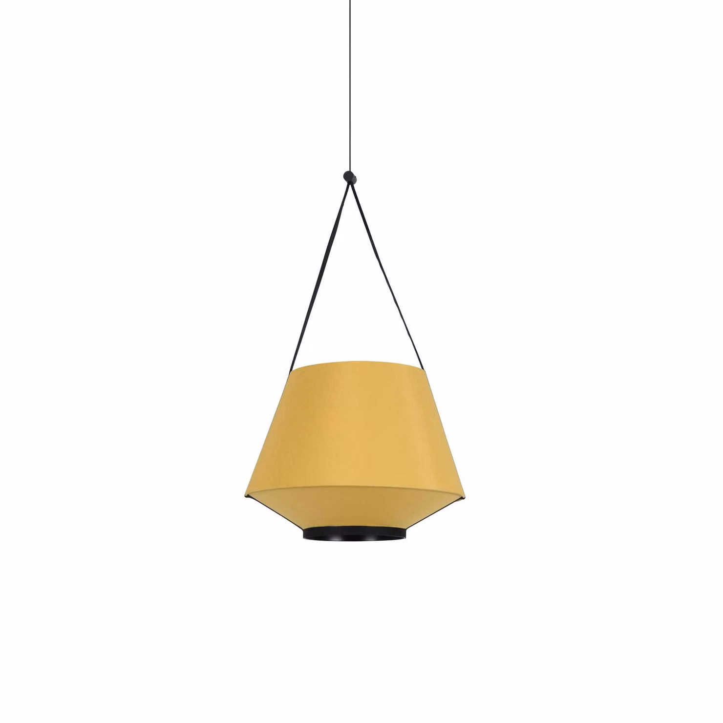 Forestier Lampada a sospensione Carrie XS, dimmerabile, Giallo / Arancione, Soggiorno / Sala da pranzo, Tessuto / Stoffa / Seta, Design, Lampada a sospensione